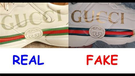 gucci rhyton fake vs real|how to spot gucci rhyton sneakers.